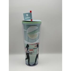 Starbucks Lou + Starbucks Limited Edition Tumbler 24oz Artist Collaboration Red